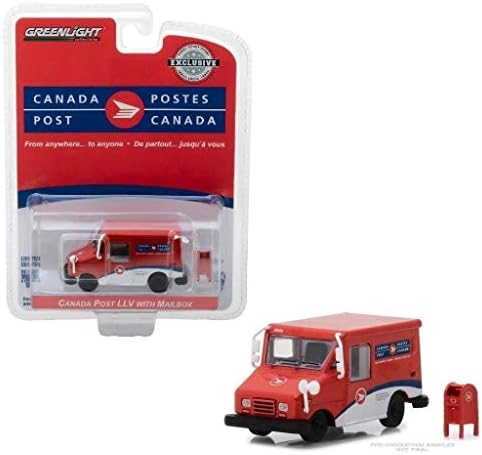 DIECAST 1:64 Hobby Exclusive - Canada Post Long-Life Postal DELIVERY Vehicle (LLV) with Mailbox Accessory 29889 by Greenlight