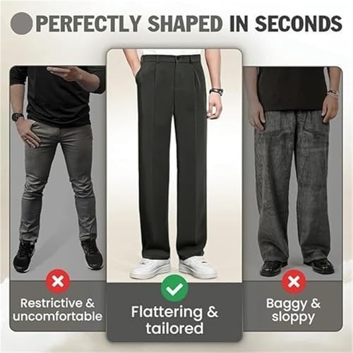 Dualego Super Stretch Ice Silk Comfort Everyday Pants, Easemotions Mens Silky Soft Breathable Quick-Drying4