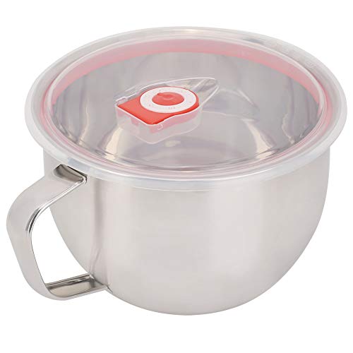 Tazón - Tazón de Fideos Tazón de Fideos instantáneo portátil de Acero Inoxidable con asa y Tapa sellada 1300ml Cover