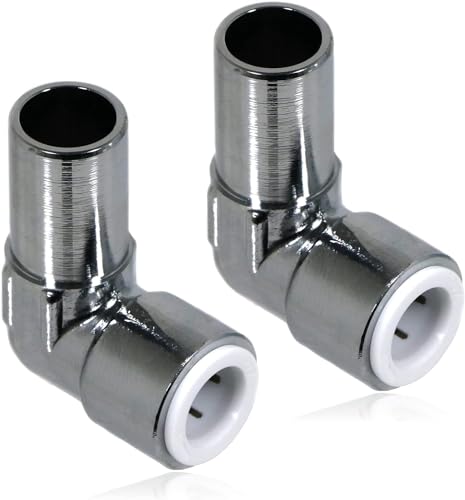 22.5 Team Controls Team Controls 15mm x 10mm Pushfit Radiator Valve Chrome Reducing Elbow Pair, Unbekannt
