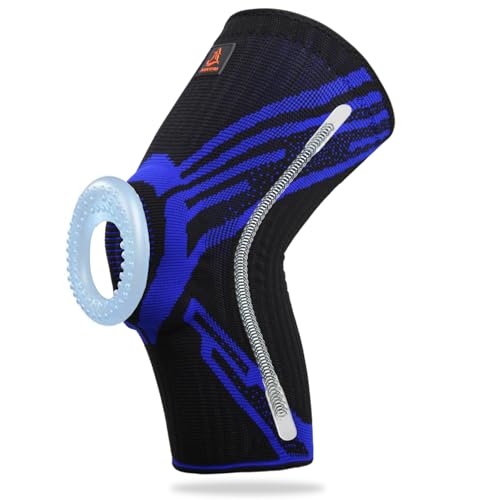 UFITVELL Knee Brace, Compression Knee Sleeve with Side Stabilizers & Patella Pads for Meniscus Tear, ACL & Arthritis Pain Relief, Knee Pads Support Women Men, Volleyball, Running, Workout, Sport