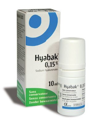 Hyabak - Solución para hidratación oculiare, frasco de 10 ml de Thea