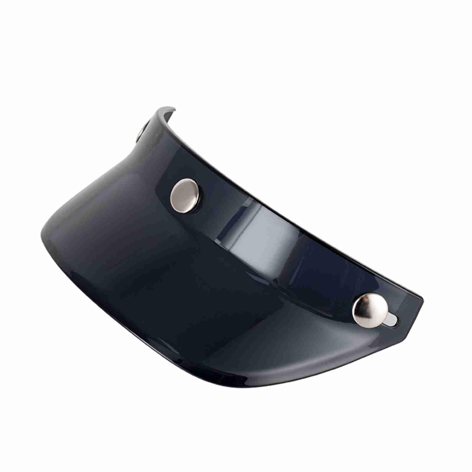 Visor Hełm, Kask Motocyklowy Visor Hełm Sun Helask z Otwartym Przeciwsłonecznym Słońcem 3/4 (Ciemny)