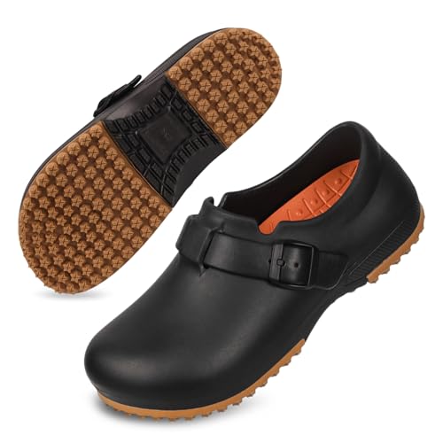 Unisex-Adult Clogs, Slip Resistant Work Shoes with Recovery Insoles for Food Service, Garden, or Nursing
