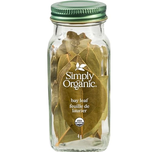 Simply Organic Bay Leaf, Certified Organic - 4g Glass Bottle
