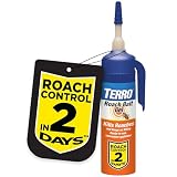 TERRO Cockroach Gel Bait Killer, 84g of Bait, Fast-Acting Roach Killer | Indoor Infestation Control for German, American & Oriental Roaches, Precision Applicator, Use in Kitchen, Bathroom, Basements