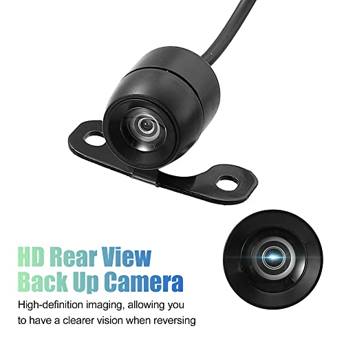 Image of X AUTOHAUX Car 12V Rear View Back Up Camera with Holder Rear Park Assist Reverse Camera 100 Degree Wide View Angle Rear View Camera Black