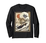 Prendi questo Surfing Samurai Squirrel Japanese Wave Art Design per la tua mamma, papà, figlia, figlio, amico surfista o fan dell'arte giapponese amante dello scoiattolo! È l'idea regalo perfetta per lo scoiattolo e il regalo per la festa della mamma, la