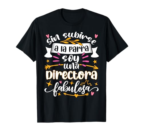 Uma diretora fabulosa colégio mulher presentes originais t-shirt, Preto
