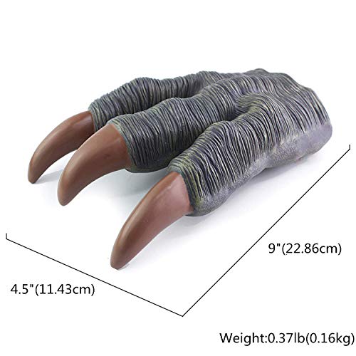Image of Ulalaza 1Pair Dinosaur Claws Dino Cosplay Paw Gloves Costume Accessoriesfor Velociraptor Pretend Play Party Supplies