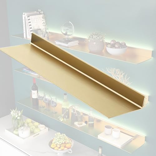 Étagère murale LED pour comptoir de bar et décoration de salle de bain