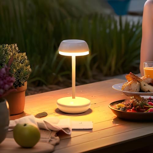 Lampe de table d'extérieur sans fil tactile à intensité variable