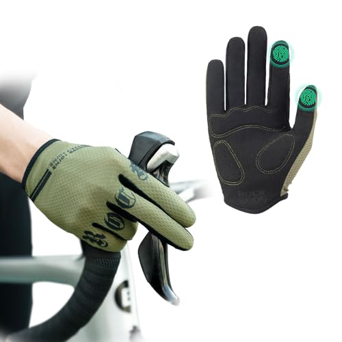 Gants de cyclisme doigts complets pour sorties VTT et randonnées estivales