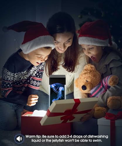 Image of Jellyfish Lamp Mesmerizing Lava Lamp, Multi-Color Jelly Fish Light, Ideal Gifts for Kids and Adults, Jellyfish Night Light for Home