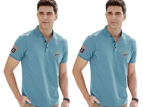 Image of Noble Monk Men's Cotton Blend Regular Fit Polo T-Shirt