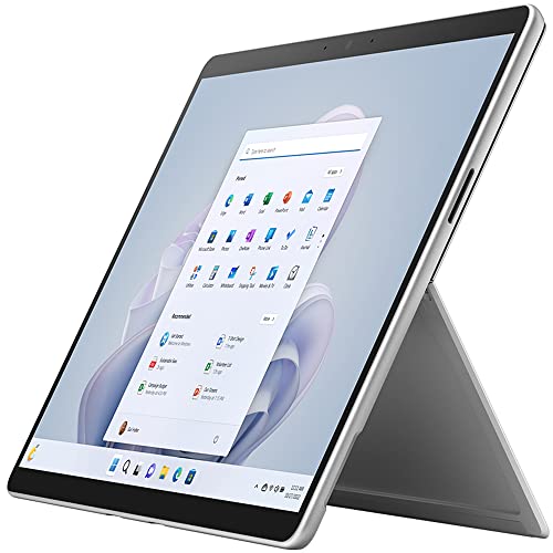 Image of Microsoft Surface Pro 9 with 5G 13 inch Touch Tablet, SQ 3, 8GB /256GB, Platinum Bundle Surface Pro Signature Keyboard, Black and 1 YR CPS Enhanced Protection Pack