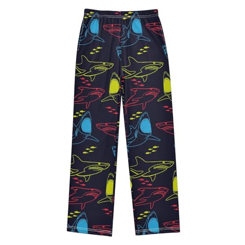 Sharks Big Fish Predator Boys Pants for Kids Jogger Pants with Pockets S-XL