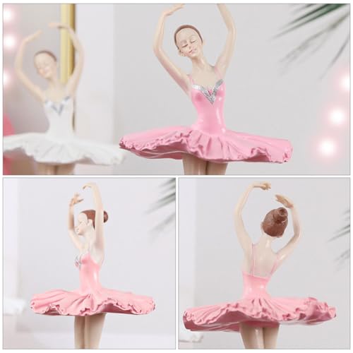Figurine ballerine decorative en resine statue danseuse ornement maison salon - 6