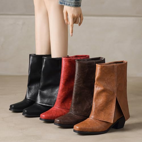 Botas de mujer cómodas: di adiós al dolor de pies con este tacón cuadrado 5