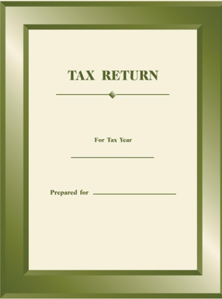 Client Income Tax Return Cover, 50 Covers
