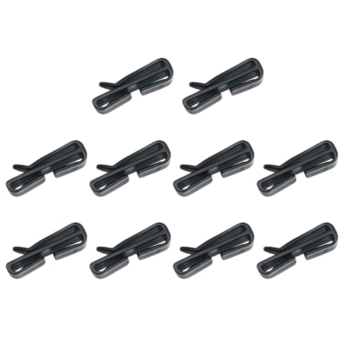 Gurtband-Endclip, 10 Stück Kunststoff Gürtelclip, Schnellverschluss Schnalle für Molle-Gurtband, Schnalle, Gürtel, Taktischer Rucksack, Tasche