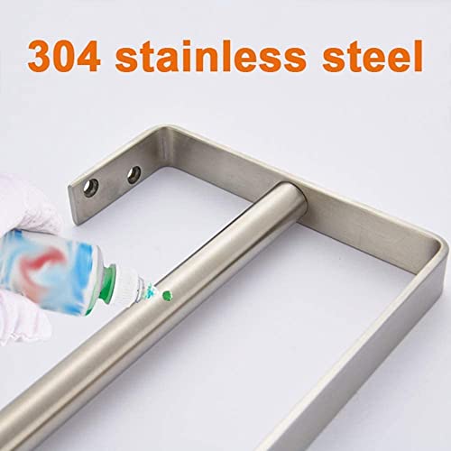 Porte-serviettes en acier inoxydable 304 double barre mate finition haute résistance - 3