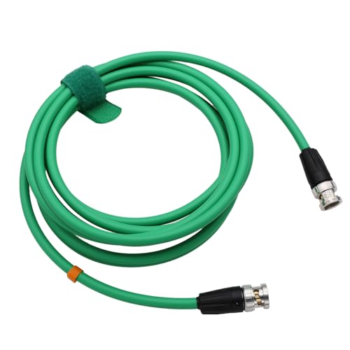 Hangton 12G 4K Raw SDI Coaxial Video Cable BNC to BNC Canare LV-61S 75 ohm for Camera Monitor Flexible Shielded 10M Green - Image 2