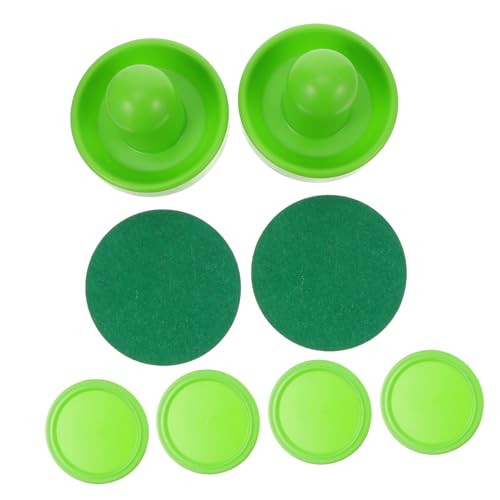 LIOOBO 1 Set Air Hockey Paddles Pucks Replacement Hockey Accessories Includes Pucks Pushers for Home Game Tables Durable Great Value