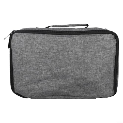 Estuche rígido de viaje en EVA para mini proyector P35, P10, P58, P60, P62, bolsa protectora con asa, caja organizadora a prueba de golpes de 20 x 30 x 10 cm, gris miniatura 4