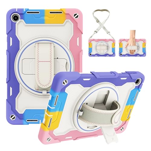Coque Huawei MatePad SE 10.4 pour enfants et voyages voyage rose violet