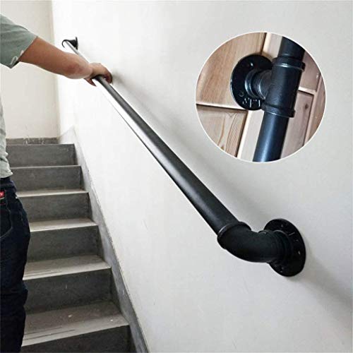Rampe en fer forgé anti-chute solution pour marches intérieures et extérieures