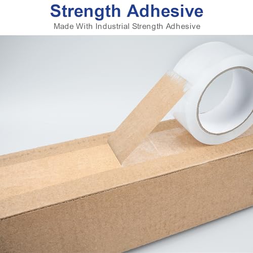 Auyaars SSX00002 Clear Packing Tape, 12 Rolls Shipping Tape, 2.7Mil Packaging Tape, 1.88 Inch X 60 Yd, 3 Inch Core, 720 Yds, Heavy Duty Packing Tape Refills thumb #3