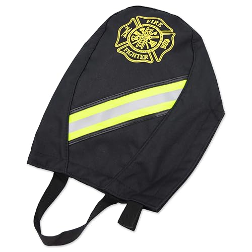 Lightning X Fireman's Fleece Lined SCBA Air Pak Respirator Firefighter Mask Face Piece Bag for First Responder - Black w/Fleece Lining