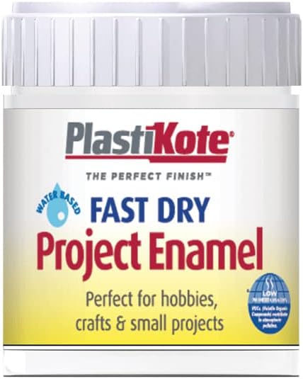 Plasti-Kote B4W B4 Bottle 59ML White Gloss, Gloss White, 133.33 ml (Pack of 3) - Image 4
