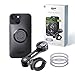 Produktbild SP CONNECT Moto Bundle | SPC+ | kompatibel mit iPhone 13 mini/12 mini | Handyhalter für Motorrad Bike Moped Roller | Gadget Halterung für Navi