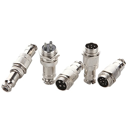 10 sets GX16-3 3 Pin Conector Macho y Hembra 16mm miniatura 2