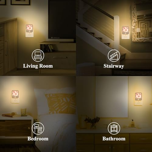 Lámpara nocturna LED Qilmy con sensor, 2 unidades miniatura 6