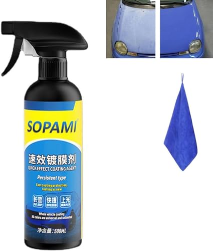 Spray para recubrimiento y abrillantado de autos 3 en 1 miniatura 1