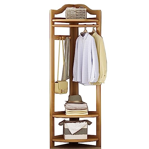 Dressing en bambou portable et dressing ouvert pour organiser la chambre à coucher moderne