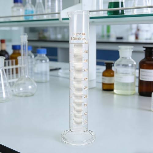 Probeta de laboratorio de 500 ml para experimentos químicos 6