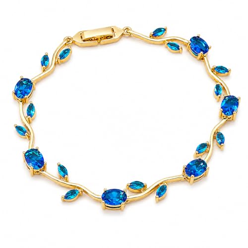 Image of Fairy Bloom Tulip Bracelet for Women - Alloy Floral Charm Bracelet