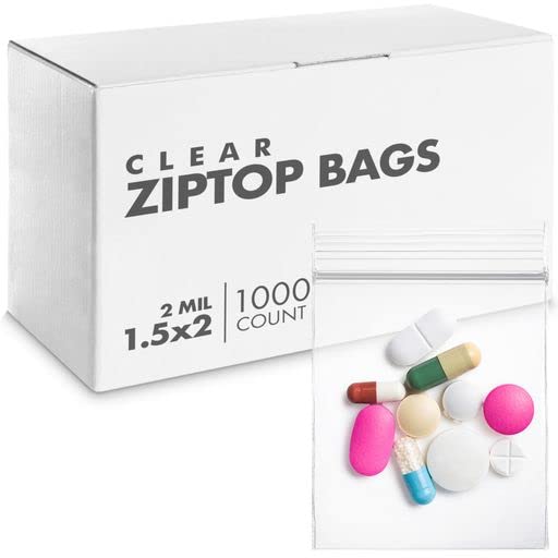 DiRose - Bolsas de plástico transparente con cierre resellables con cremallera, resistentes, gruesas, resistentes, para organizar, viajar, enviar,