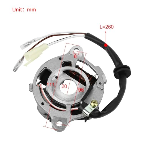 Bobine de stator PW50 pour réparer une panne allumage QT50