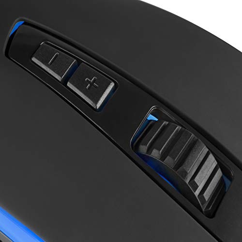 Mars Gaming MM018, mouse PC 4800 DPI, respirazione RGB, 8 pulsanti programmabili