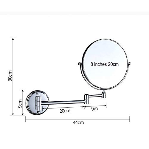 Miroir de maquillage mural pour routine beauté et rasage précis - 8
