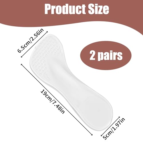 2 pares de plantillas para tacones para mujer miniatura 2
