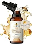 Bio Propolis Tropfen 20% hochdosiert - Propolis Extrakt direkt vom Imker - Bio-Qualität, ohne Zusatzstoffe
