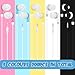 Xuhal 200 Pcs Wired Earphones Bulk Wired Earbuds with 3.5 mm Headphone Plug Multi Color Earbud Headphones for Kids Adults School Classroom Libraries Smartphones Laptop Gym