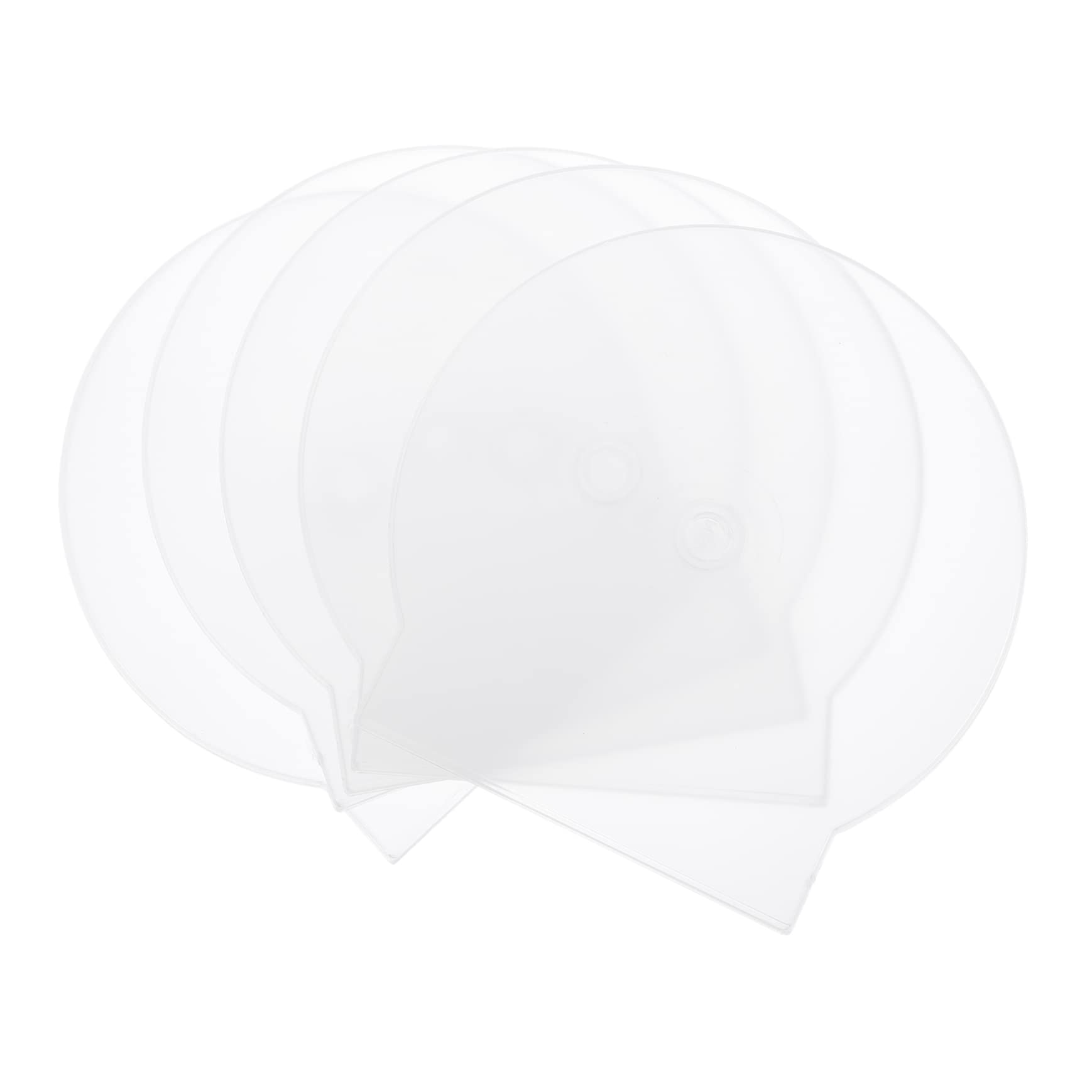 Mipcase 40Pcs CD Case Clam Shell Dvd Storage Container Portable Disc Holder for Music Video Single Disc Pack Durable Design for Travel and Organization