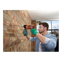 BLACK+DECKER 850W 1-Gang Schlagbohrmaschine (Schlagbohrer, 13mm Schnellspannbohrfutter, Rechts-/Linkslauf, Griffgummierung, Zweihandgriff, inkl. 3x HSS Bohrer, 3x Steinbohrer, im Koffer) ‎BEH850K-QS – Ansicht 4